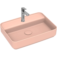 Раковина Isvea Infinity 10NF66055SV-2S накладная, 55x40 см, лососевый матовый