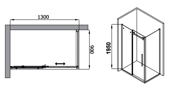 душевой уголок rgw tornado to-43 130x90 см