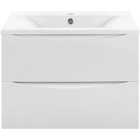 Тумба под раковину Vincea Mia VMC-2MA600GW 59,6 см, подвесная, белый глянец