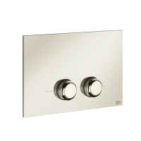 Кнопка смыва Gessi Venti20 54651#720, двойная, для инсталляций Geberit Sigma8 и Sigma12, цвет: Nickel PVD
