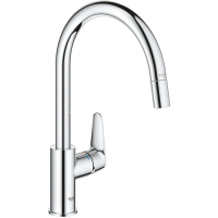Смеситель для кухни Grohe Start Curve 30562000 с выдвижным изливом, хром