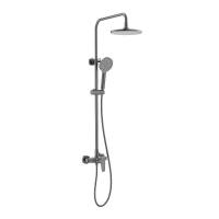 Душевая система Aquatek Бетта AQ2160BGM цвет Оружейная сталь