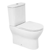 Унитаз-компакт безободковый BELBAGNO ENERGIA BB8134CPR/SC без бачка, с сиденьем микролифт.