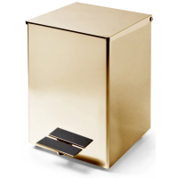 Ведро для мусора 3SC Metal Quadra ME69AGD золото