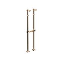 Комплект (2 шт) ножек Gattoni Accessori 1545/00D0; для напольной установки смесителя, цвет: золото 24кт
