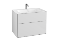Тумба под раковину 80 см Villeroy & Boch Finion F01000GF белый глянец