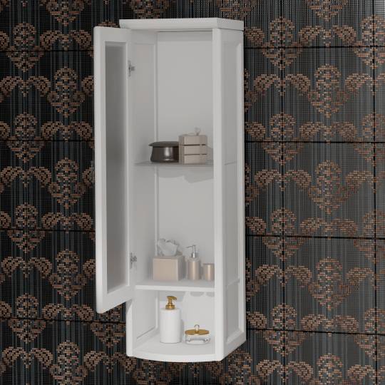 шкаф подвесной opadiris клио 30 l, матовое стекло