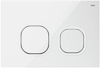 Кнопка для инсталляции IDDIS Uniglass UNG01GWi77 стекло, цвет белый