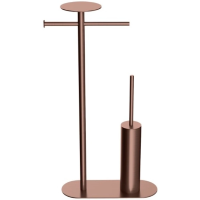 Комплект для туалета Boheme Venturo 10953-CB напольный, медь матовая