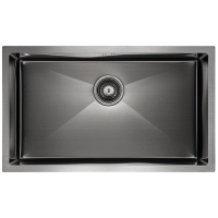 Кухонная мойка Paulmark Gerberg вороненая сталь PM257444-GM