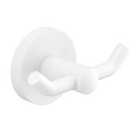 Крючок двойной Timo Saona белый матовый 13012/16