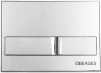 Клавиша для инсталляции Berges Novum L3 040013 для унитаза, АБС-пластик, хром