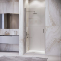 Душевая дверь в нишу RGW Leipzig LE-003 700х1950 профиль хром, стекло прозрачное