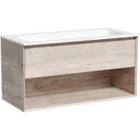 Тумба под раковину Sancos Marmi 1.0 100 MR1.0100EG подвесная Дуб галифакс натуральный