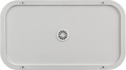 Корзина для белья Geralis CBH-B коричневая цвет хром, стандартная