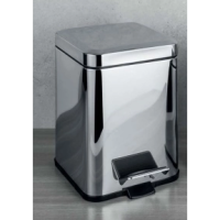 Ведро для мусора Colombo Design Black&White B9211.CR хром