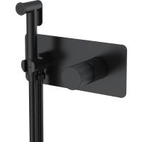Гигиенический душ со смесителем Boheme Stick 127-BB.3 черный матовый