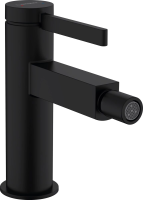 Смеситель Hansgrohe Finoris 76200670 для биде, с донным клапаном, черный матовый