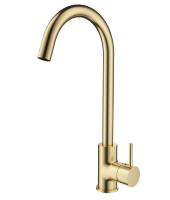 Смеситель для кухни WONZON & WOGHAND, брашированное золото (WW-A21102-BG)