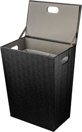Корзина для белья Geralis KH-B черная