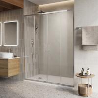 Душевая дверь BelBagno Luce 160 LUCE-BF-2-160-C-Cr профиль Хром стекло прозрачное