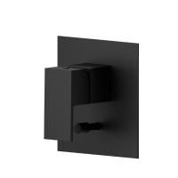 Смеситель Newform Ergo Q 66470E.01.093 для душа, встраиваемый, авто переключать на 2 потока, внешняя часть, цвет черный матовый
