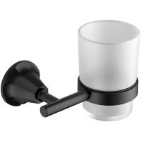 Стакан для зубных щеток CeramaLux Biatrichi 73002-1 черный матовый