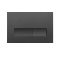 Кнопка смыва для инсталляции Wonzon & Woghand WW-IB224-MB для унитаза, пластик, цвет матовый черный