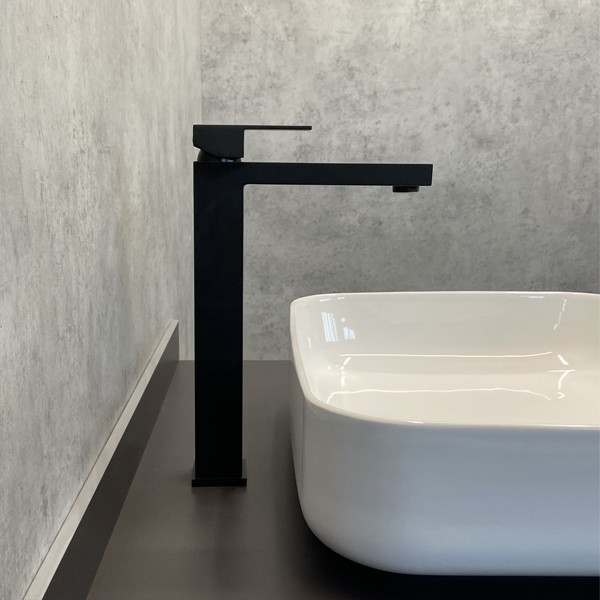 смеситель для раковины comforty fc045b-cmt черный матовый