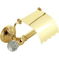 Держатель туалетной бумаги Migliore Cristalia 16827 с крышкой, цвет золото с кристаллами Swarovski Держатель туалетной бумаги Migliore Cristalia 16827 с крышкой, цвет золото с кристаллами Swarovski