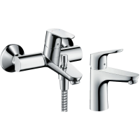 Комплект смесителей Hansgrohe Focus E2 31940000 + 31517000 Комплект смесителей Hansgrohe Focus E2 31940000 + 31517000