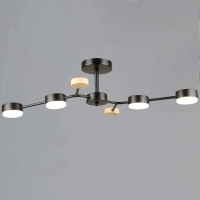 Люстра Reluce 03860-0.3-04 BK+WOOD GX53