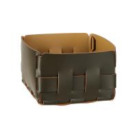 Корзинка Colombo Design Adj Mini Bottega BADJ1019-5540 19x19хh13 см, оливковый|горчичный