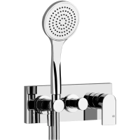 Смеситель Gessi Via Manzoni 44900#031 встраиваемый, внешние части, на 2 выхода, с душевым гарнитуром, цвет хром Смеситель Gessi Via Manzoni 44900#031 встраиваемый, внешние части, на 2 выхода, с душевым гарнитуром, цвет хром
