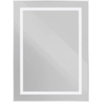 Зеркало BelBagno Kraft SPC-KRAFT-500-900-SENS-AL 50x90 см, с LED-подсветкой, сенсорным выключателем, алюминий