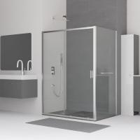 Душевой уголок RGW Classic CL-48-1 160×100 320948106-011 профиль хром, стекло прозрачное