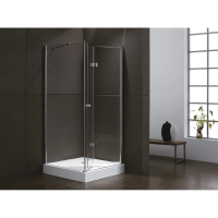Душевой уголок Cezares Elena 100x100 см текстурное стекло ELENA-W-AS-1-100-P-Cr-R