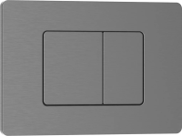 Кнопка смыва для инсталляции Iberica Blanca Inox C IB.B011.008.000 нержавеющая сталь, цвет вороненая сталь