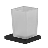 Стакан FIMA|Carlo Frattini Accessori F6023/1WNS стекляный, подвесной, чёрный матовый