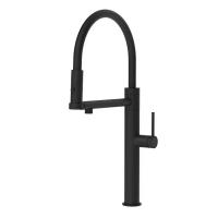 Смеситель для кухни Gessi 316 FLESSA 
 60210#299 цвет-черный матовый/шланг-черный