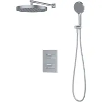 Душевой комплект IDDIS Duna DUNSB0Ti67 320 мм, с термостатом, хром