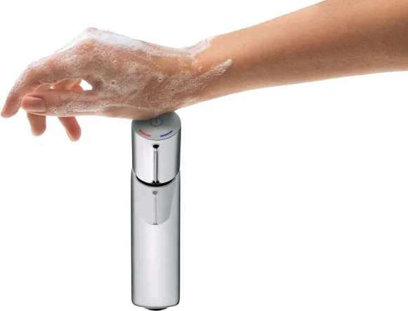смеситель для раковины 110 с донным клапаном hansgrohe talis select e 71750000