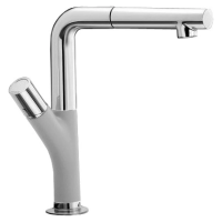 Смеситель для кухни Blanco Yovis-S Хром/Жемчужный 520758