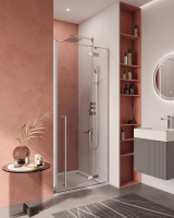 Душевая дверь Cezares Liner 100 R LINER-B-12-100-C-Cr-R профиль Хром стекло прозрачное