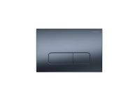 Кнопка смыва для инсталляции Aquatek Pneumo S PNS-0000009 для унитаза, АБС-пластик, цвет матовая оружейная сталь