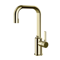 Смеситель для раковины Gessi INCISO 
 58006#710 латунь PVD