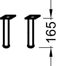 ножки jacob delafon rhytmik eb1313-nf