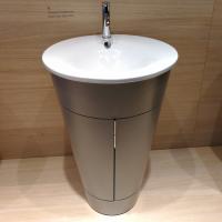 Duravit Starck 1 Тумба напольная 600x560xh825 мм, для раковины #040658, с 2мя дверцами, 1 полка, цвет: stone grey satin matt Duravit Starck 1 Тумба напольная 600x560xh825 мм, для раковины #040658, с 2мя дверцами, 1 полка, цвет: stone grey satin matt