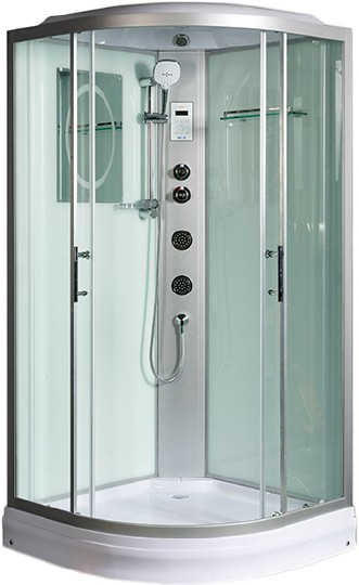 Душевая кабина WeltWasser WW500 Werra 804 80x80 10000003231 профиль Хром стекло прозрачное