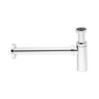 Сифон Gattoni Accessori 0160/00C0 1/1,4" - цилиндрический, для раковины, цвет: хром